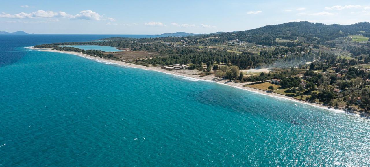 #Flh - Amalthia & Αthena Beachfront Houses In Pefkohori Exterior foto